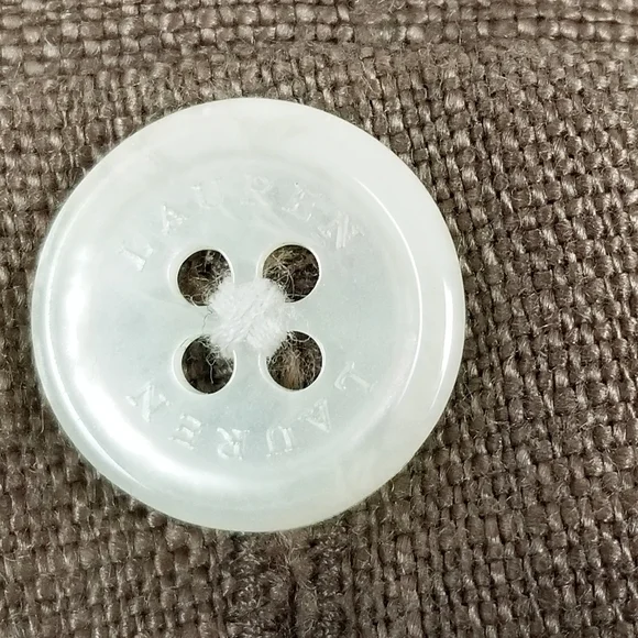 Lauren Ralph Lauren Womens Linen Trouser Pants Brown Size 10 Lined Flat Front - Picture 3 of 12